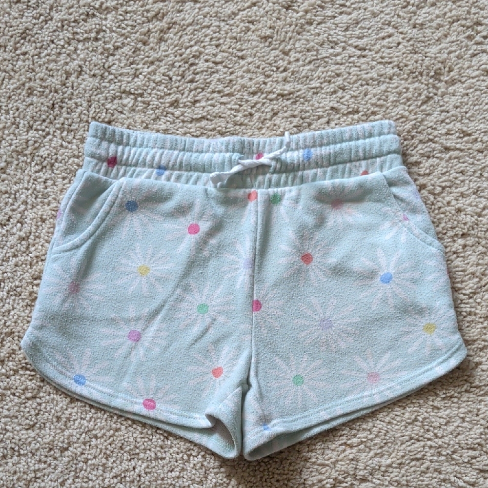 Floral Patterned Girl's Shorts
